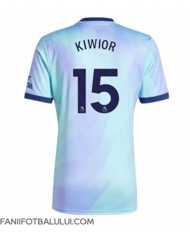 Arsenal Jakub Kiwior #15 Tricou Fotbal Replică 2024-25 Barbati Treilea